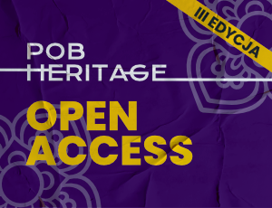 Dofinansowanie publikacji artykułu w modelu OA – POB Heritage edycja III