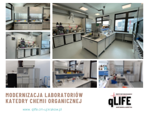 Modernizacja laboratoriów Katedry Chemii Organicznej